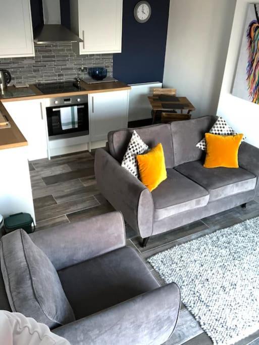 Mumbles - Modern Apartment With Panoramic Sea Views Oystermouth Exteriör bild