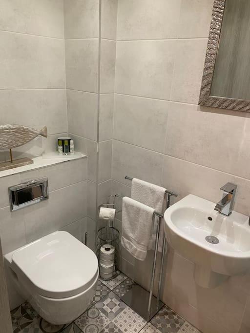 Mumbles - Modern Apartment With Panoramic Sea Views Oystermouth Exteriör bild